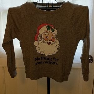 American Apparel Funny Christmas Top